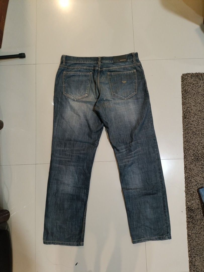 ARMANI JEANS (Category: Jeans) located in Quezon City. Submitted by daniel_thrift05 (Listing ID 1466626054, Image 2). Description: No issue Good condition Size 36 Dm me for more details.