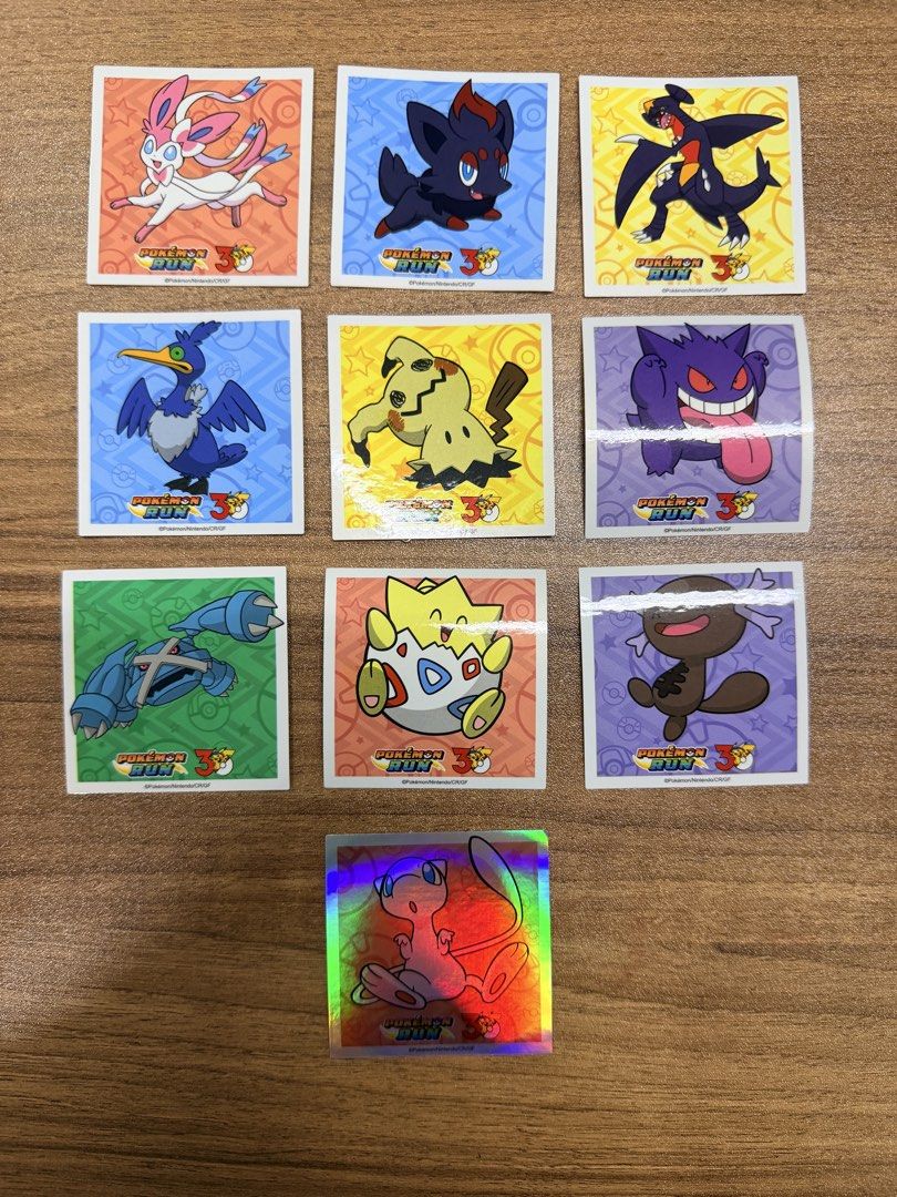 Assorted characters Uncommon (Category: Raw Singles) located in Marikina City. Submitted by karacojp (Listing ID 1466620780, Image 1). Description: STICKERS.