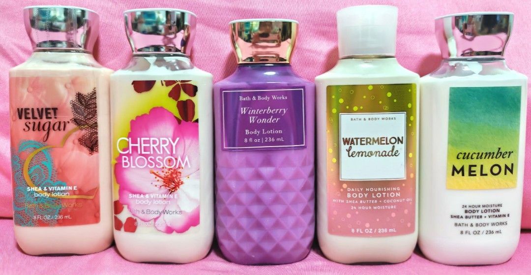 Authentic Bath and Body Works Lotion (Category: Body Care) located in Santa Rosa. Submitted by yasui23 (Listing ID 1466664186, Image 2). Description: Authentic Bath and Body Works Lotion Brand New 236 ml.