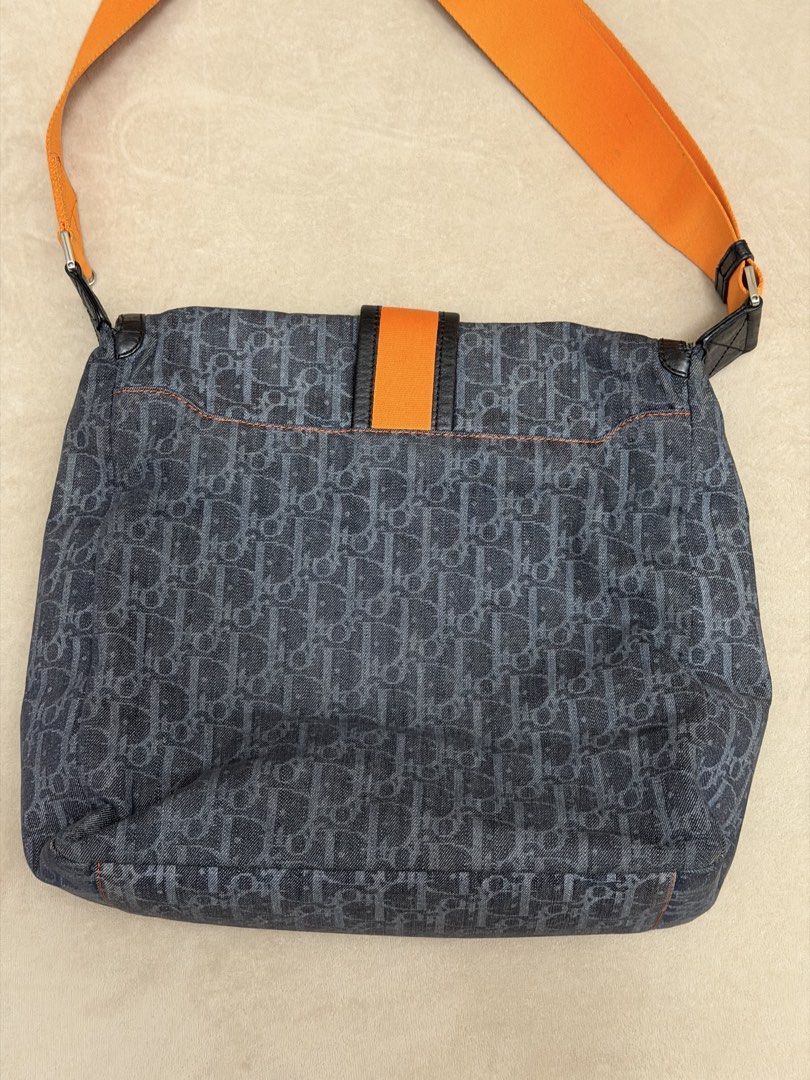 Authentic Christian Dior Diorissimo Denim Messenger Bag (Category: Sling Bags) located in Manila. Submitted by maria_2326 (Listing ID 1466729426, Image 3). Description: Dior Diorissimo Messenger Bag 💯% Authentic W/ certificate of authenticity Bundle w/ wallet - ₱36,999 Bag only - ₱26,999 No lowballing! Location: Manila/QC.