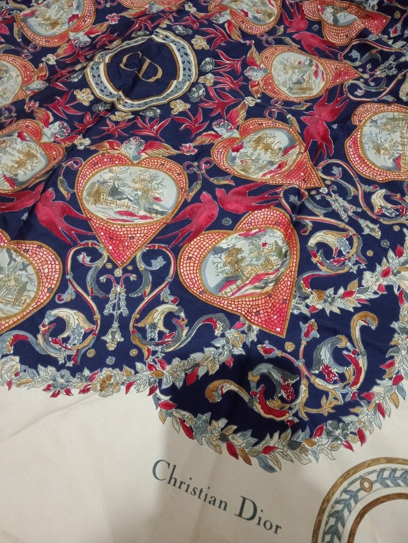 Authentic Christian Dior vintage scarf (Category: Scarves) located in Batangas. Submitted by girlmeetspurple (Listing ID 1466619376, Image 2). Description: .