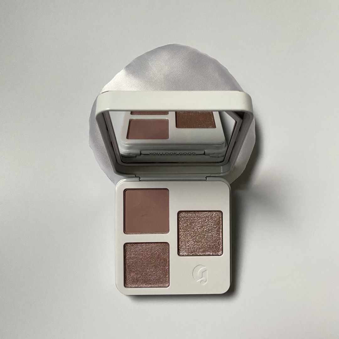 [AUTHENTIC] Glossier Monochromes Essential Eyeshadow Trio Palette (Mist) (Category: Makeup) located in Midsayap. Submitted by someones_attic (Listing ID 1466716315, Image 1). Description: ⤿shade: mist (dusty lavender / cool lilac) ⤿net wt: 3.9 g | 0.12 oz ▹brand new & unswatched ▹note: however, the outer case shows minor light surface scratches / corner wear along the edges from handling/storage and the mirror’s plastic protective seal has been r