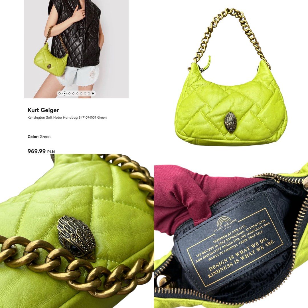 Authentic KURT GIENGER (Category: Shoulder Bags) located in San Fabian. Submitted by rei_aniels (Listing ID 1466610693, Image 1). Description: Authentic KURT GIENGER Like new Green Shoulder Bag Leather Semi med. .