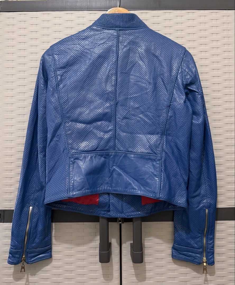 Authentic Louis Vuitton Leather Jacket (Category: Luxury Apparel) located in Santa Cruz. Submitted by hongkongmarketph (Listing ID 1466705895, Image 3). Description: authentic very good condition very presentable some sign of usage, unnoticeable, not major size 38 17 width / 21 length .