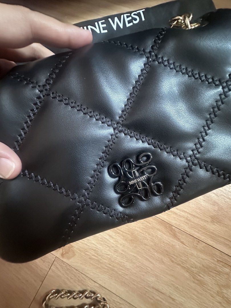 Authentic Nine West quilted chain strap shoulder/crossbody bag Chanel Dior YSL (Category: Shoulder Bags) located in General Trias. Submitted by absolutefab (Listing ID 1466617270, Image 3). Description: ‼️General Trias Cavite Loc‼️ Once used Can pass as new ₱3995 retail price Bought at MOA with dustbag Price is negotiable if sure buyer RFS- Declutter.