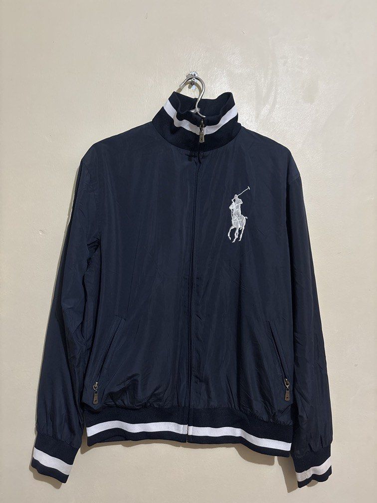 Authentic Polo RL Big Pony Windbreaker Jacket (Category: Coats, Jackets and Outerwear) located in Muntinlupa City. Submitted by owrayttttt (Listing ID 1466700761, Image 1). Description: - Authentic Polo RL Big Pony Windbreaker Jacket - XL on tag - Dimes is 24x27 - No issue - Complete tags - Free shipping via j&t.