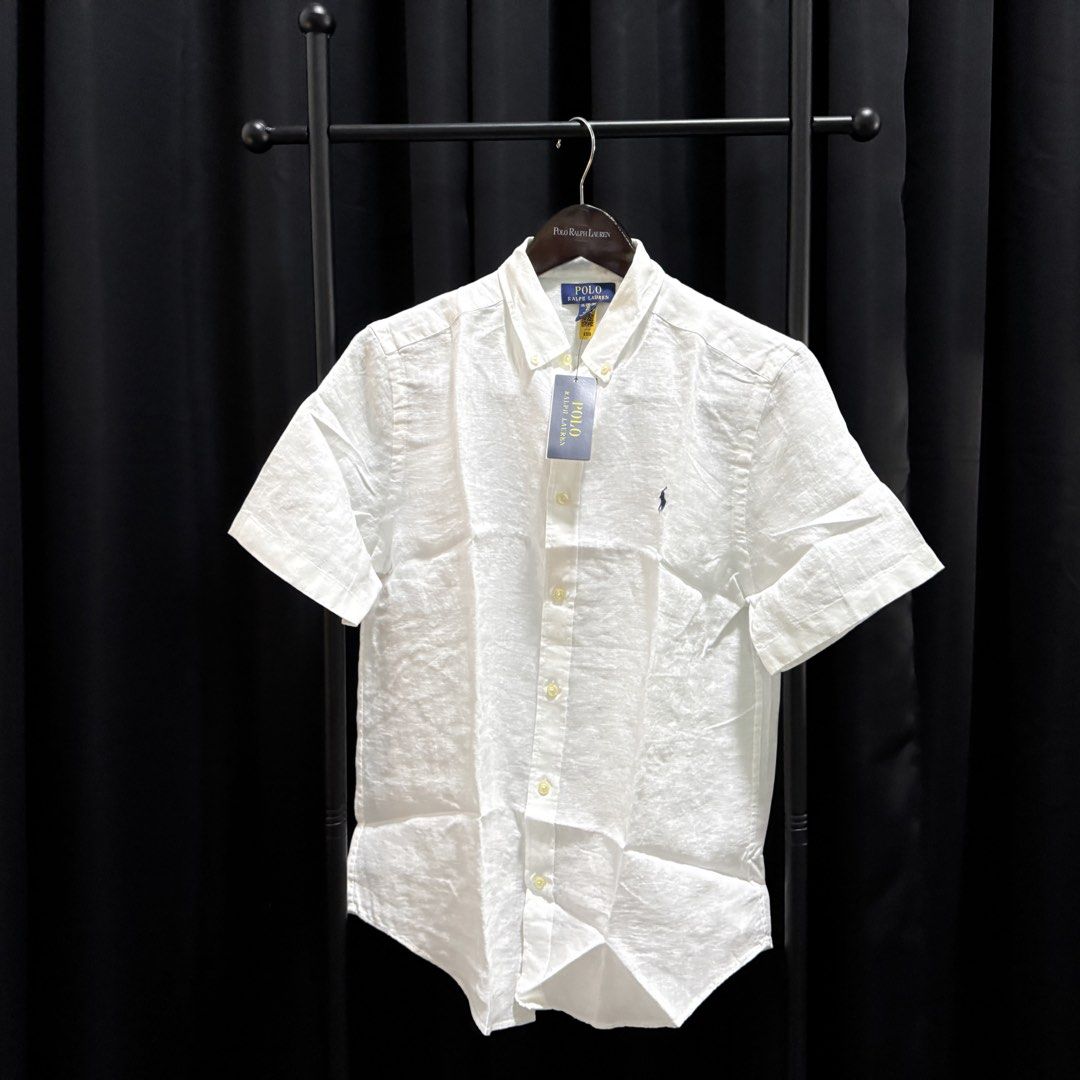 Authentic Ralph Lauren Linen Polo (Category: Tshirts & Polo Shirts ) located in Porac. Submitted by tmdsbl (Listing ID 1466758340, Image 2). Description: Brand new & guaranteed authentic Perfectly fits medium mens Dimes: 21.5in x 27in .