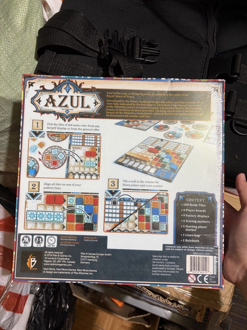 Azul board game (Category: Board Games & Puzzles) located in Baguio. Submitted by suffering (Listing ID 1466751633, Image 2). Description: Baguio location .