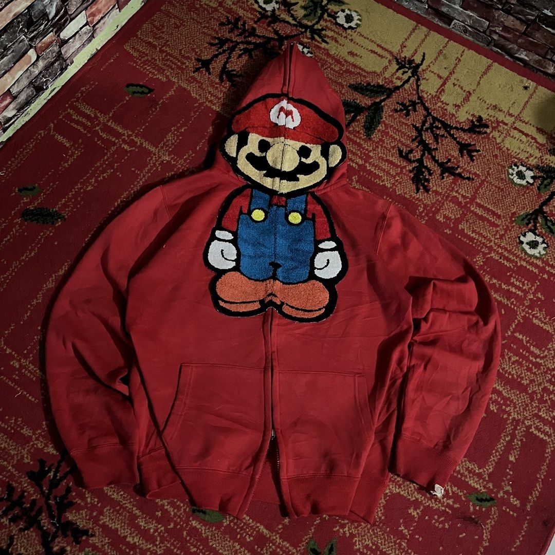 BABY MILO x SUPER MARIO ( OFF ) (Category: Coats, Jackets and Outerwear) located in Muntinlupa City. Submitted by thuggin.shawn (Listing ID 1466683473, Image 1). Description: BABY MILO X SUPERMARIO ( OFF ) W 21.5 / L 25 🏷️ 999 ( FIX ) -DOUBLE ZIP -REPLACE ZIPPER / ONE MISSING ZIPPER.