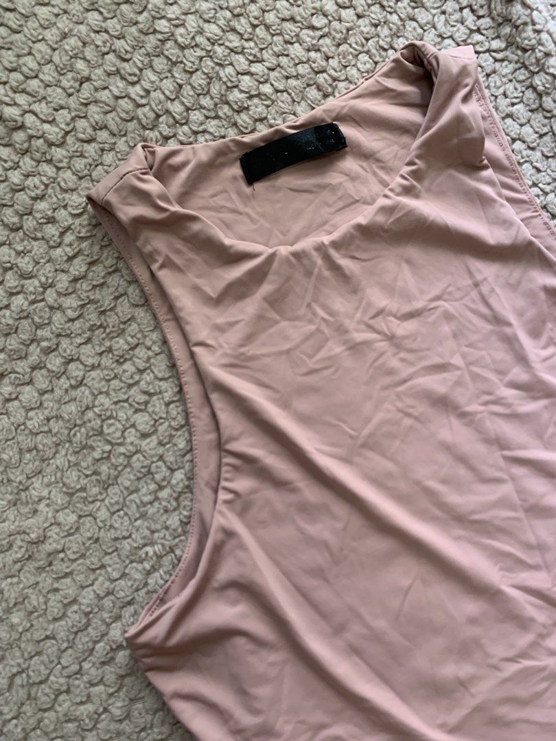 Baby Pink Shein Bodysuit (Category: Sleeveless) located in Manila. Submitted by nuelaar (Listing ID 1466744215, Image 2). Description: .