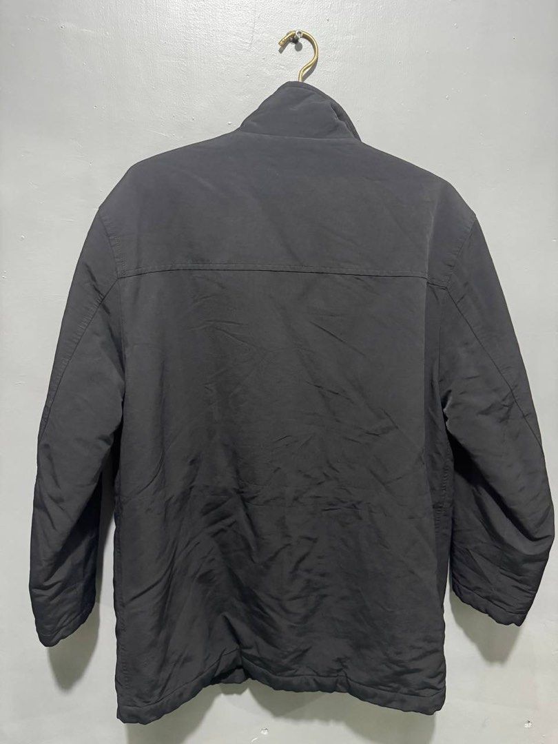 Balenciaga Paris Black Utility Jacket Size 5 (Category: Coats, Jackets and Outerwear) located in Marikina City. Submitted by anndergroundmarket (Listing ID 1466566963, Image 2). Description: - Brand: Balenciaga Paris - Color: Black - Size: 5 / 180/92A - Material: 78% cotton, 22% polyamide shell with 100% polyester lining - Design: Multiple chest and lower front flap pockets, stand collar, and full front zip - Fit: Adjustable drawstrings at the wa