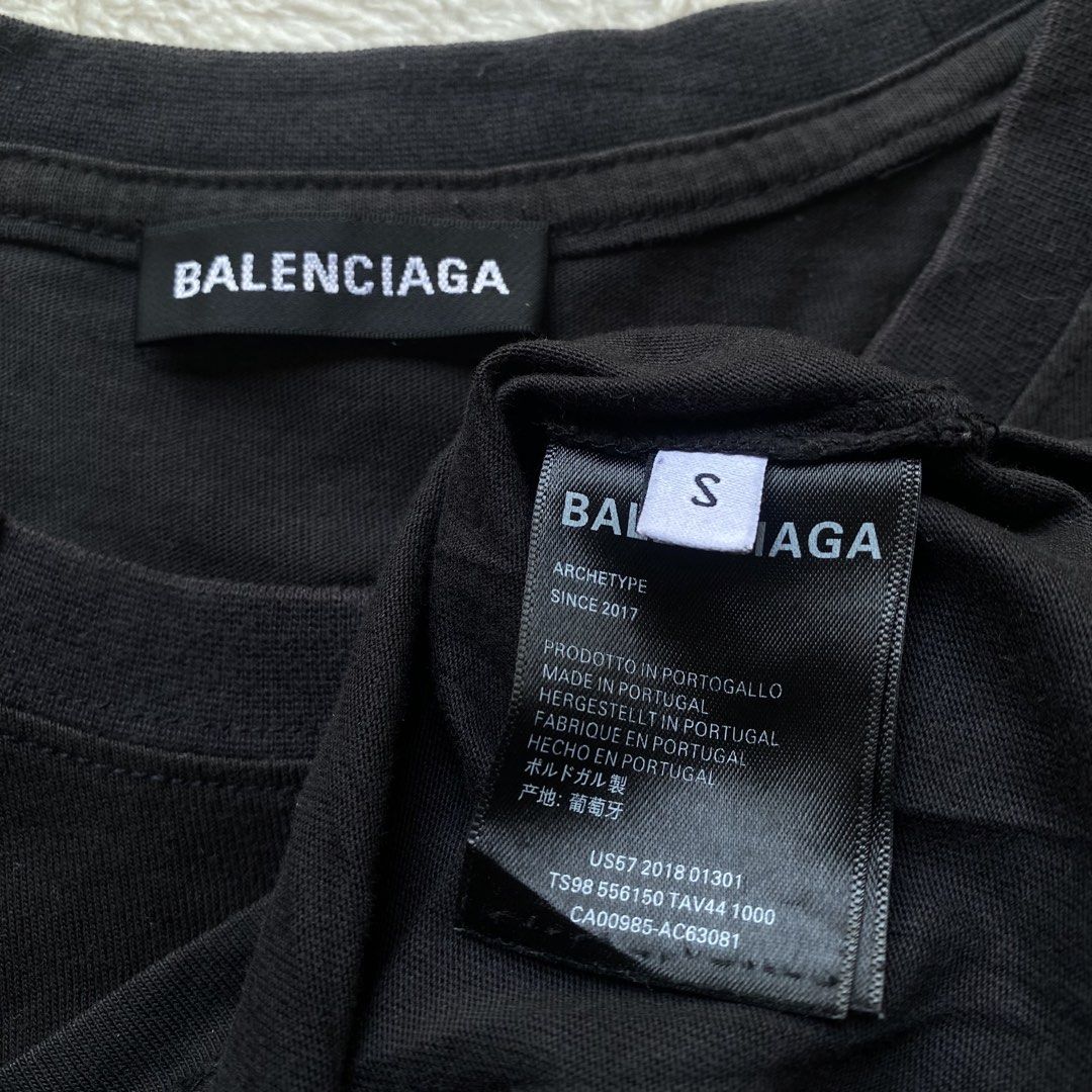 Balenciaga Script Black Shirt (Category: Tshirts & Polo Shirts ) located in Davao. Submitted by bangers01 (Listing ID 1466770416, Image 3). Description: .