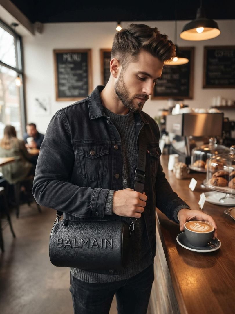 Balmain Barrel Bag (Category: Cross-body Bags) located in Rizal. Submitted by hiraya16 (Listing ID 1466698728, Image 2). Description: Onhand Ready to ship +SF LBC.