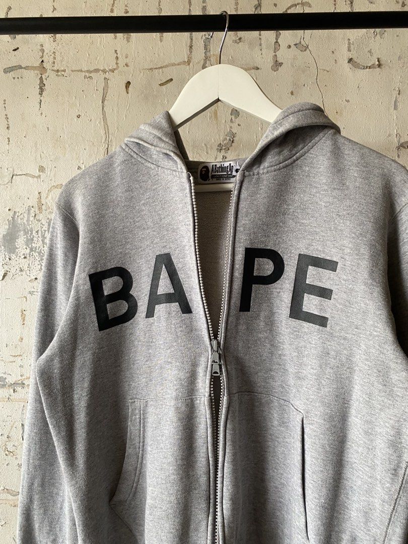 Bape - Zip Up Hoodie (Category: Hoodies) located in Puerto Princesa. Submitted by something___. (Listing ID 1466645478, Image 3). Description: Bape - Zip Up Hoodie Tagged Size: Medium Dimensions Length: 24.1 Width: 19.3 Condition: Excellent Color rate: 9.8 Flaws: None.
