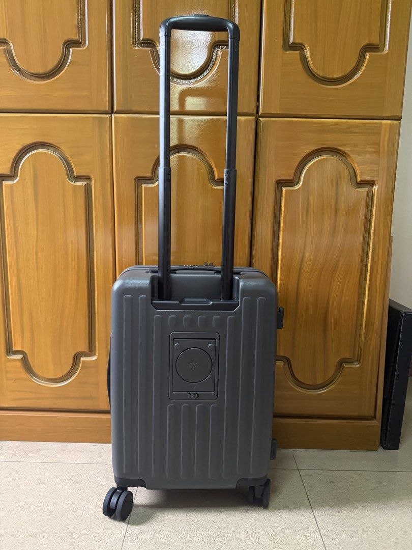 Bash carry on luggage - slate (Category: Luggage) located in Rizal. Submitted by shop.preloved.ph (Listing ID 1466582403, Image 3). Description: - no damage - zippers and wheel in GOOD CONDITION - with dust bag and original box - price not negotiable RFS: no longer using it.