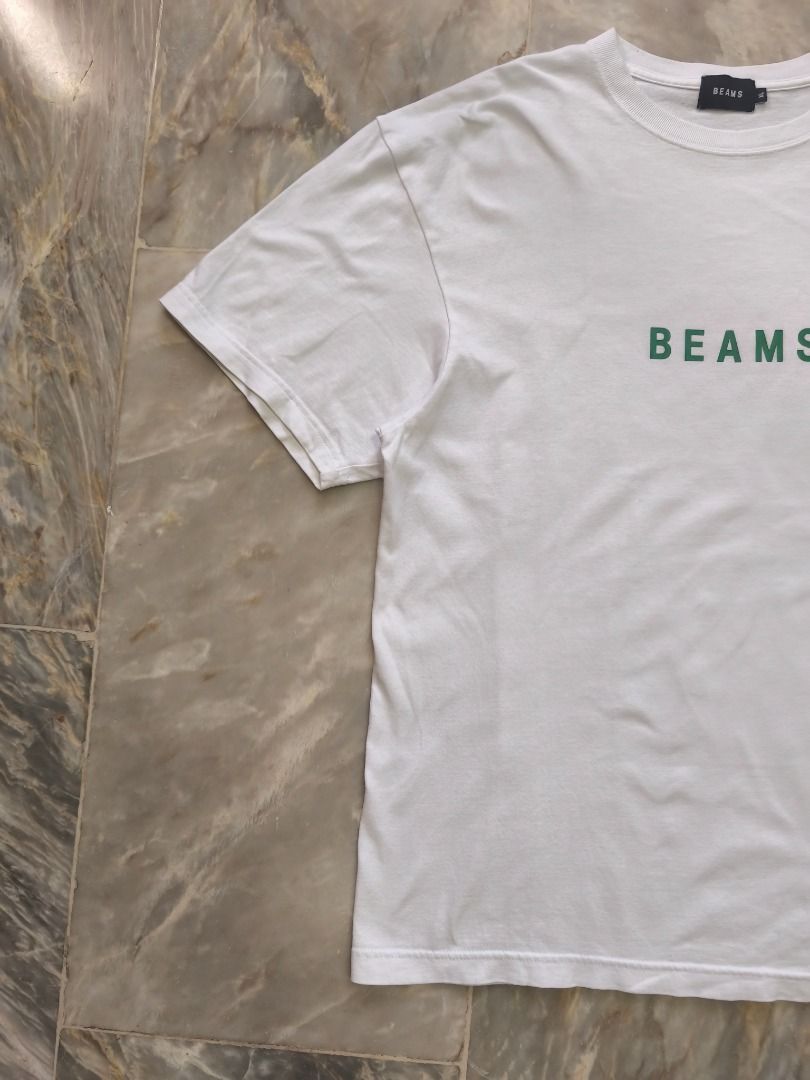 Beams Tee (Category: Tshirts & Polo Shirts ) located in Lucena. Submitted by 0174.archive (Listing ID 1466680962, Image 2). Description: very good used condition 9/10 condition rating no flaws Actual Measurements (inches) Chest (pit to pit): 22 Length: 28 Message before buying. Items are pre-loved / second hand used. Manage your expectations. Buy with confidence. No return no exchange. Additional Shipping Fee Ship via JRS / JNT MOP GCASH / BPI .