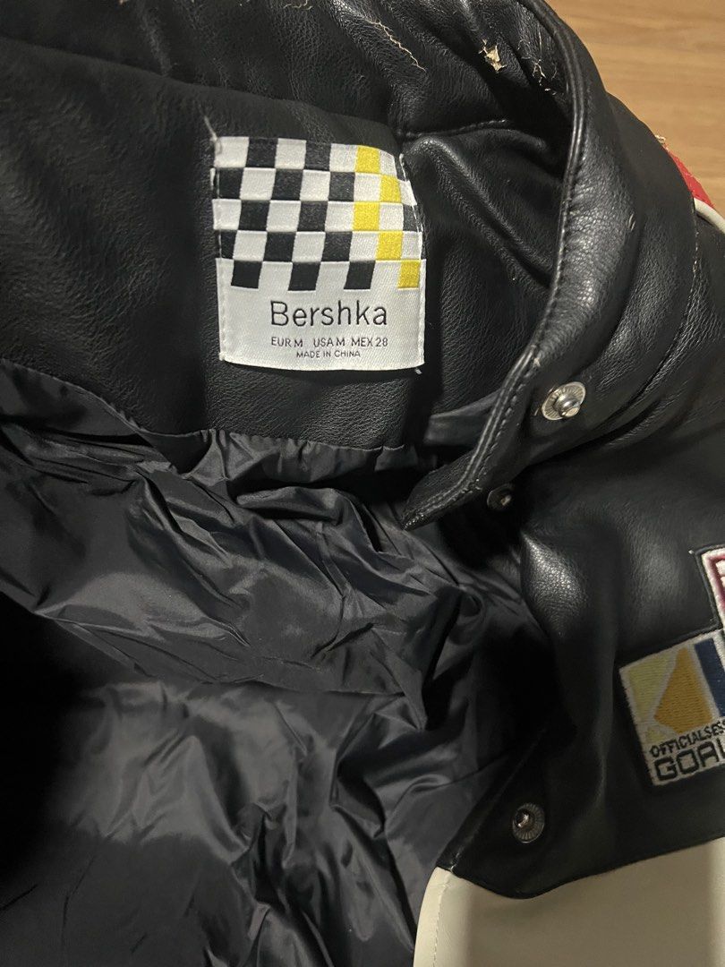 Bershka Faux Leather Racing Jacket (Category: Coats, Jackets and Outerwear) located in Manila. Submitted by mhmbee (Listing ID 1466734523, Image 3). Description: nego! issues r on the photo.