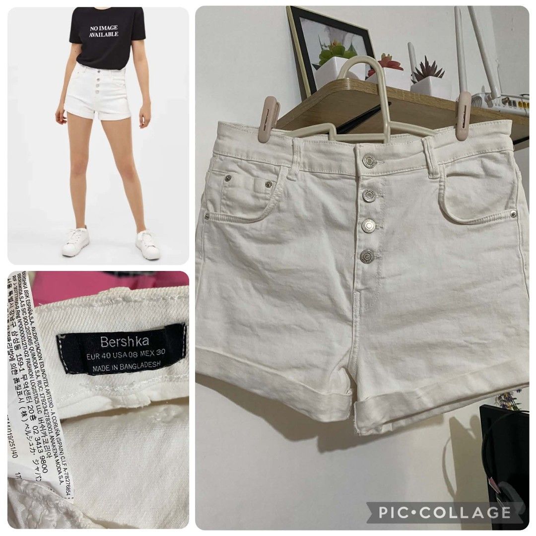 Bershka large white short (Category: Shorts) located in Mabalacat. Submitted by fromdarchive (Listing ID 1466770954, Image 1). Description: ✨ Washed & Ready to Wear 💰 Firm Price 📸 Actual Item Posted 📦 Ready to Ship 📏 Size/Measurements Available Condition: Excellent Size: Large 📩 Message me: Name: Address: Contact Number: Please make an offer only if you’re sure to purchase..