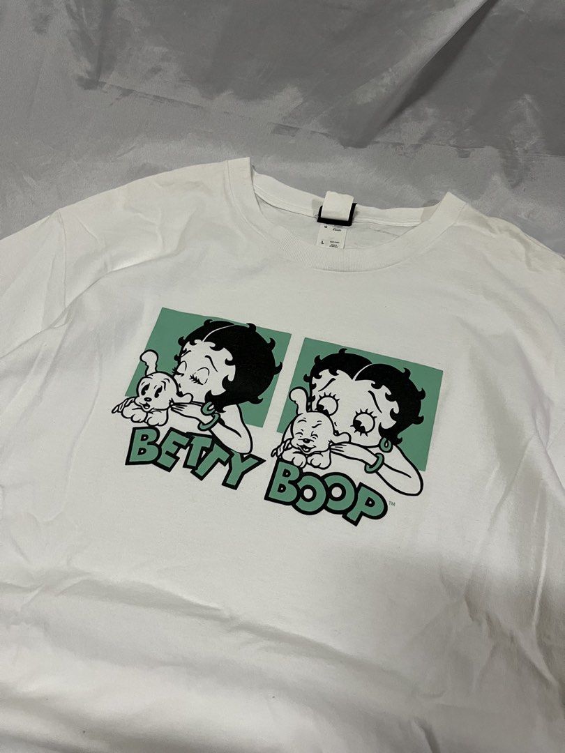 Betty Boop Shirt (Category: Tshirts & Polo Shirts ) located in Muntinlupa City. Submitted by ninenine.collective (Listing ID 1466565406, Image 2). Description: Betty Bop Shirt 20.5/29.