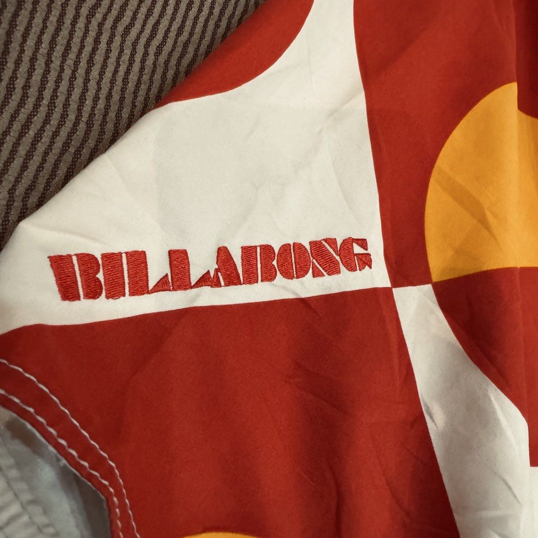 Billabong board shorts (Category: Swim Trunks & Board Shorts) located in Cagayan de Oro. Submitted by saltco.ph (Listing ID 1466697975, Image 1). Description: “NEGOTIABLE” Vintage geometric color-block design (red, white, yellow). Classic surf brand with retro feel. .