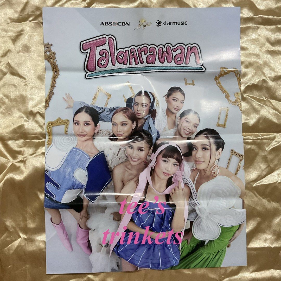 BINI Talaarawan Official Folded Poster (Category: Other Merchandise) located in Manila. Submitted by teestrinkets (Listing ID 1466664193, Image 1). Description: BINI Talaarawan Official Folded Poster - ₱50.00 - It was delivered folded by CD’s Atbp. but I never used it. I put it in storage right away as soon as I unboxed the album. tags: aiah arceta colet vergara maloi ricalde gwen apuli stacey sevilleja mikha lim jhoanna robles sheena catacutan b