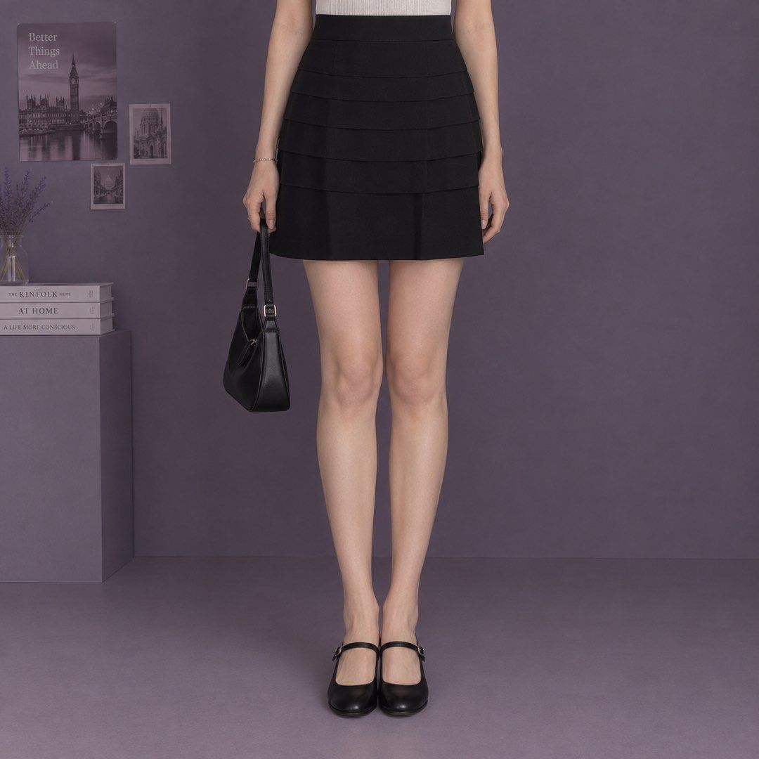 Black pleated mini skirt (Category: Skirts) located in Daraga. Submitted by nanasnonsense (Listing ID 1466718407, Image 1). Description: PROMO! BUY 9 FOR 500 + GET 1 FREE - applicable for PHP 79 tops and/or dresses from my listings - choose free item from free pile Items are all preloved or thrifted so please manage your expectations. Thank you! .