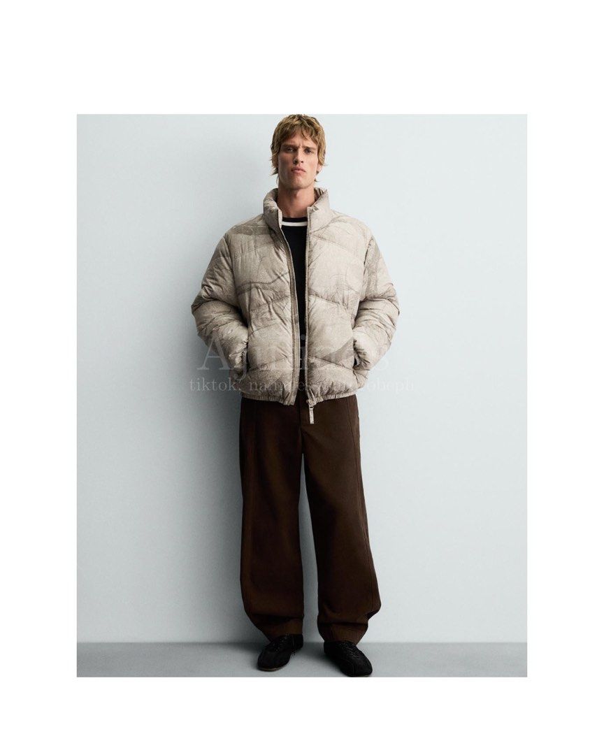 Bnew ZARA MAN ABSTRACT PRINT PUFFER JACKET SMALL (Category: Coats, Jackets and Outerwear) located in Batangas. Submitted by declutterphhh (Listing ID 1466745103, Image 3). Description: Bnew wt tag Ref 3833/450 Size Small for men, M - L Womens Sourced from Zara PH W: 25” | L: 26”| Sleeves: 25” Not entertaining LP messages original price P4,995.