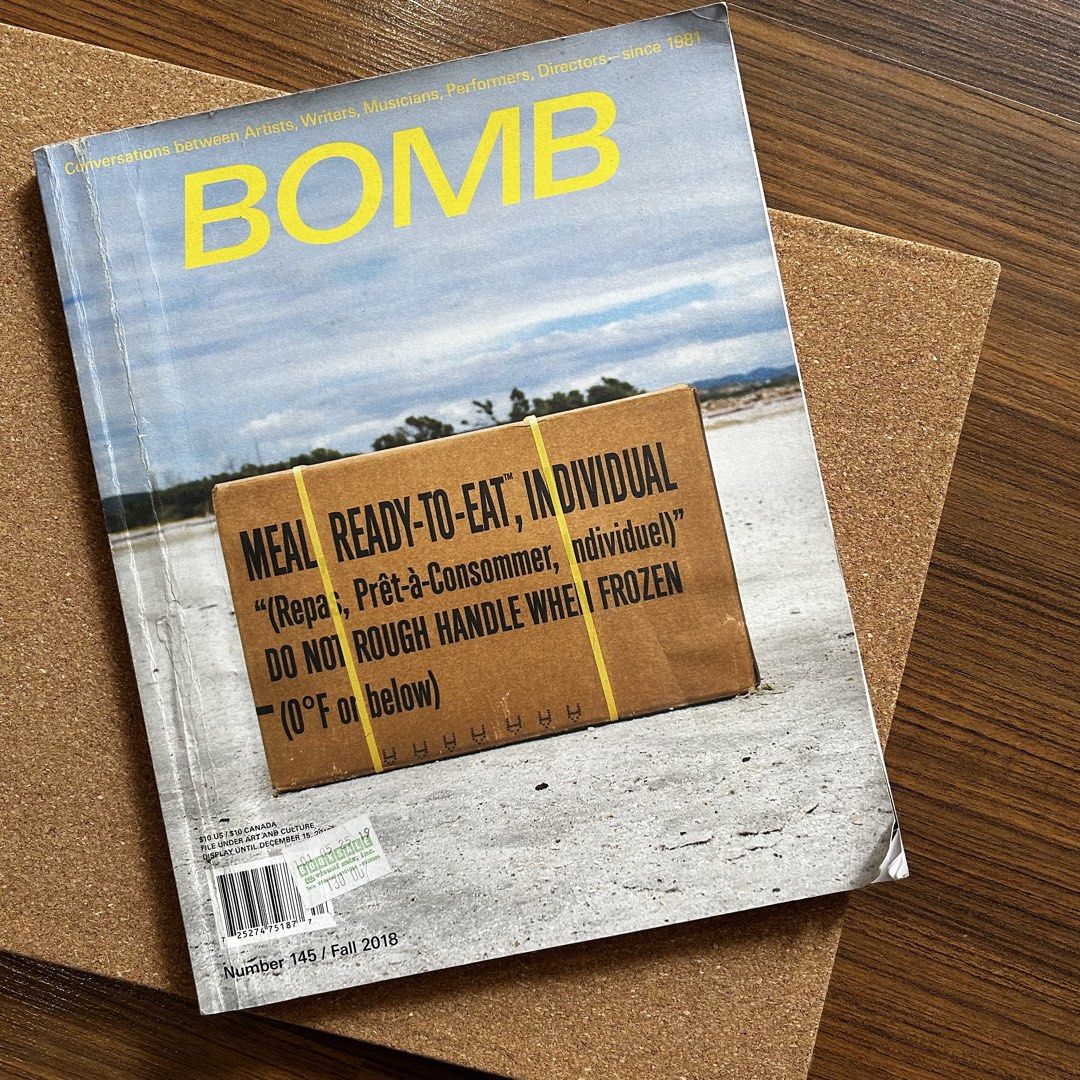 (Rare) BOMB Magazine | Fall 2018 (Category: Magazines) located in Quezon City. Submitted by thelastofherkind (Listing ID 1466572723, Image 1). Description: American arts and culture magazine founded by New York City artists and writers. Contains interviews with artists from the intl. art scene and many HQ colored photographs. RARE.