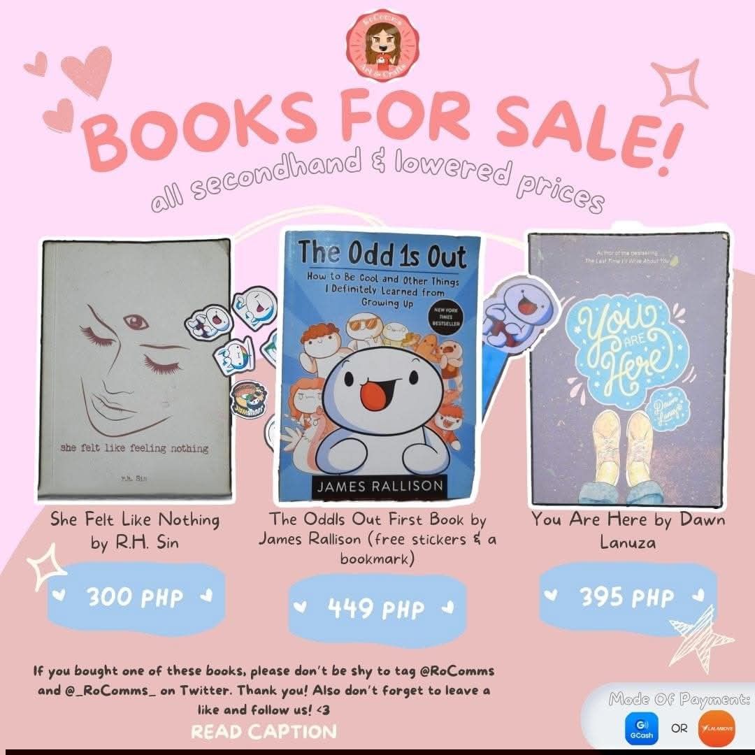 BOOKS FROM FULLY BOOKED (Category: Comics & Manga) located in Caloocan City. Submitted by ryltea (Listing ID 1466578210, Image 1). Description: ‼READ‼ Hi! As most of you know by now, I'm selling these books. 😁 Please do read this caption before raising your concerns, thank you❣ ❓RFS FOR ALL BOOKS: financial struggles & they're all just lying on the shelf, I already read all of them. Decluttering. •Title: TheOdd1stOut | How To Be Cool and Other T