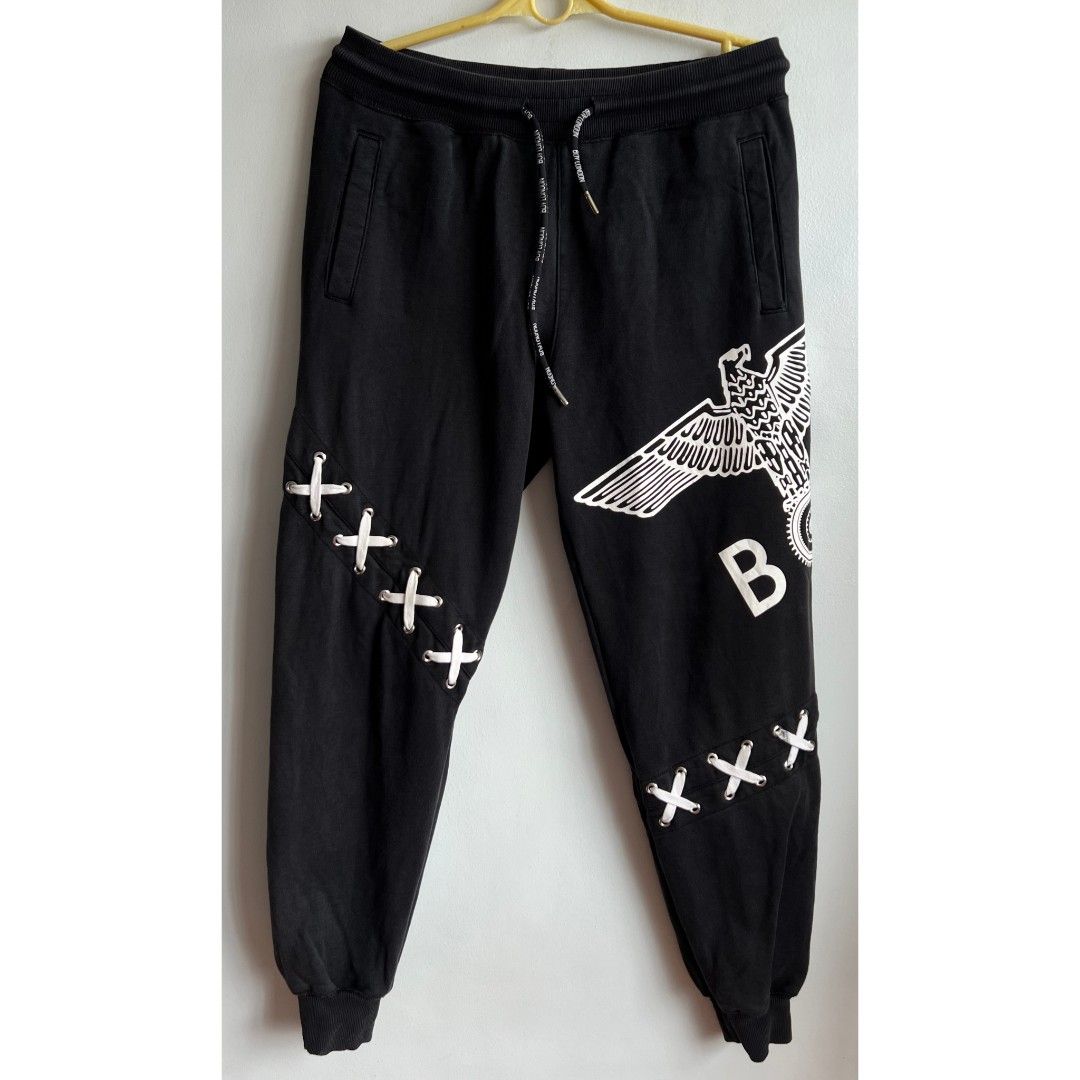 Boy London Jogger Pants men's (Category: Joggers) located in Quezon City. Submitted by rosepam (Listing ID 1466582932, Image 2). Description: Boy London Lace Up Graphic Jogger Pants Size on tag: XS (165/74b) Elastic waist 28-40 FIX PRICE Measurements posted for reference.