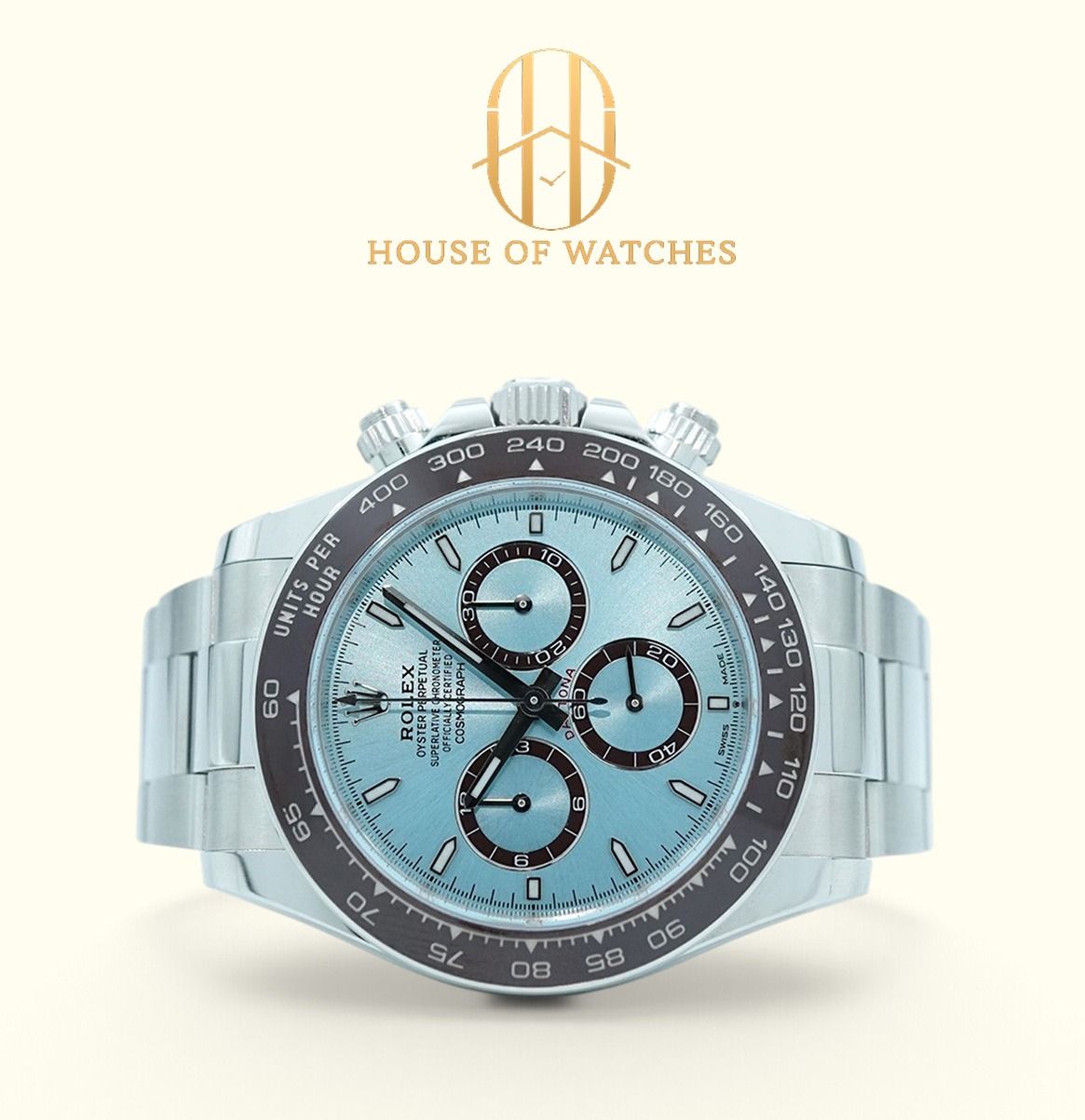 Brand New December 2025 Rolex Daytona Ice Blue Platinum Oyster 126506 126506 Ice Blue Platinum Daytona Platona (Category: Watches) located in Singapore. Submitted by houseofwatches.sg (Listing ID 1449152124, Image 1). Description: Stay connected with House of Watches! Brand New December 2025 Rolex Daytona Ice Blue Platinum Oyster 126506 Our Price: $150,550 SKU: HS23358 Brand: Rolex Reference: 126506 Condition: Brand New Dated: December 2025 Dial: