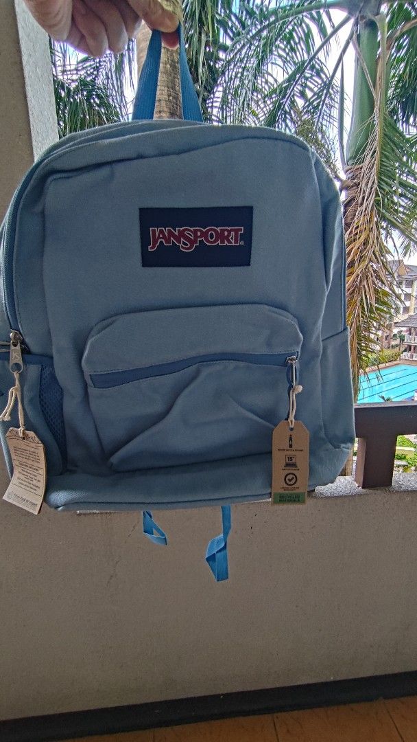 Brand New JanSport SuperBreak Light Blue Backpack (Category: Backpacks) located in Pasig City. Submitted by kokokrandzers (Listing ID 1466664367, Image 3). Description: 🔴JanSport SuperBreak Light Blue Backpack for Sale! 🔴Brand New / Bago / May Tag pa 🔴Authentic / Original 🔴Selling Cheaper than Online/Mall 🔴Brand New Price Mall/Online: P2,400.00 🔴FOR SALE ONLY/NO SWAPS 🔴REASON FOR SELLING: Overseas gift, not going to use. 🔴Why cheap/Bakit 