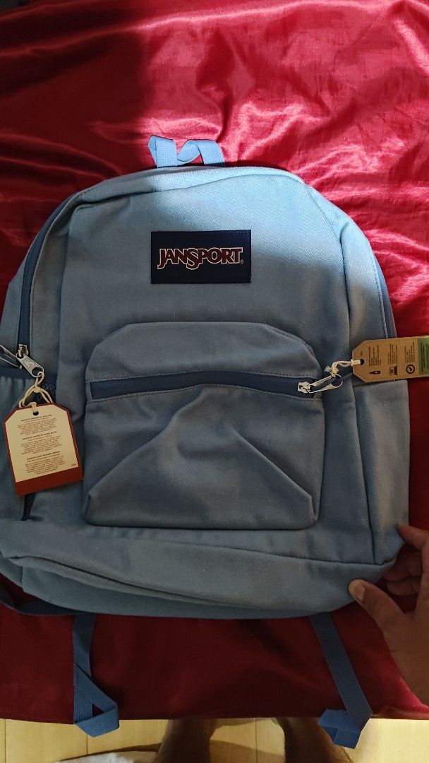 Brand New JanSport SuperBreak Light Blue Backpack (Category: Backpacks) located in Pasig City. Submitted by kokokrandzers (Listing ID 1466664367, Image 1). Description: 🔴JanSport SuperBreak Light Blue Backpack for Sale! 🔴Brand New / Bago / May Tag pa 🔴Authentic / Original 🔴Selling Cheaper than Online/Mall 🔴Brand New Price Mall/Online: P2,400.00 🔴FOR SALE ONLY/NO SWAPS 🔴REASON FOR SELLING: Overseas gift, not going to use. 🔴Why cheap/Bakit 