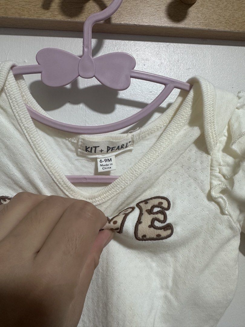 Branded Baby Girl Set (Category: Babies & Kids Fashion) located in Iloilo. Submitted by shopwithshayne (Listing ID 1466668749, Image 3). Description: Used 2 to 3 times only. Leggings runs small onesie can be worn till 6months maybe .