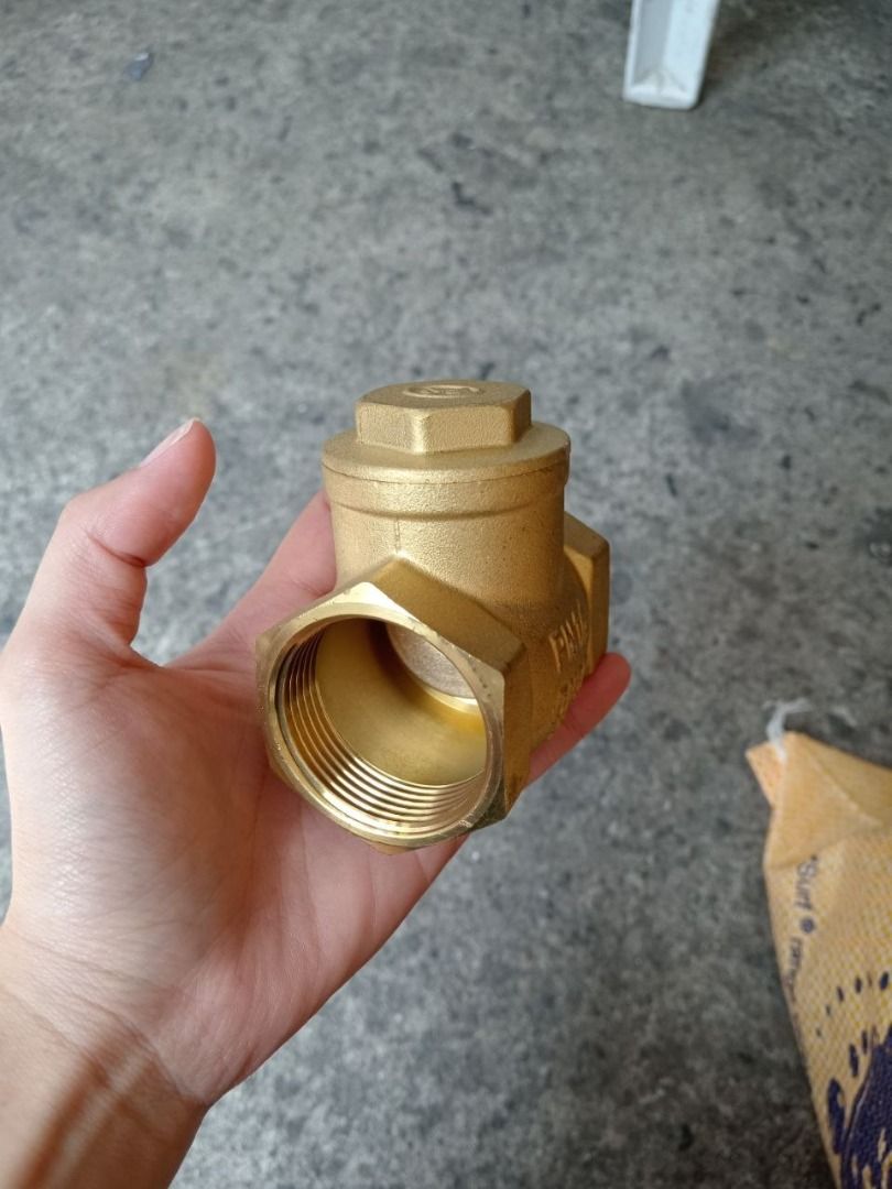 Brass Check Valve Specs: 1 1/4" (Category: Everything Else Others) located in Manila. Submitted by 09171479278_elsie. (Listing ID 1466652067, Image 3). Description: Brass Check Valve Specs: 1 1/4".