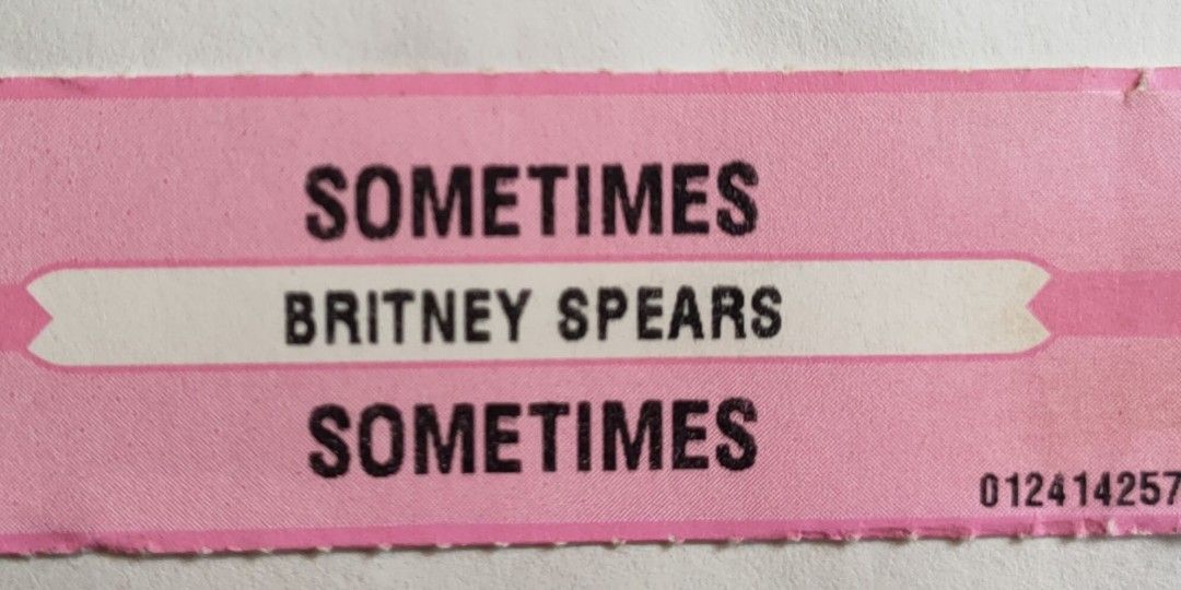 Britney Spears - Sometimes 7" Vinyl Record (Category: Vinyls) located in Quezon City. Submitted by plaka.o.plomo (Listing ID 1466710227, Image 1). Description: Artist(s) : Britney Spears Song(s) : Sometimes Year : 1999 Media : VG+ Color : Black Sleeve : Gen No. : 1x Vinyl Size : 7" RPM : 45 Country : US Catalog No. : 01241-42576-7 Tracklist : - Side A/B 1. Sometimes 4:05 Notes : Clean record labels. Vinyl has a few very lite scuffs and surface ma