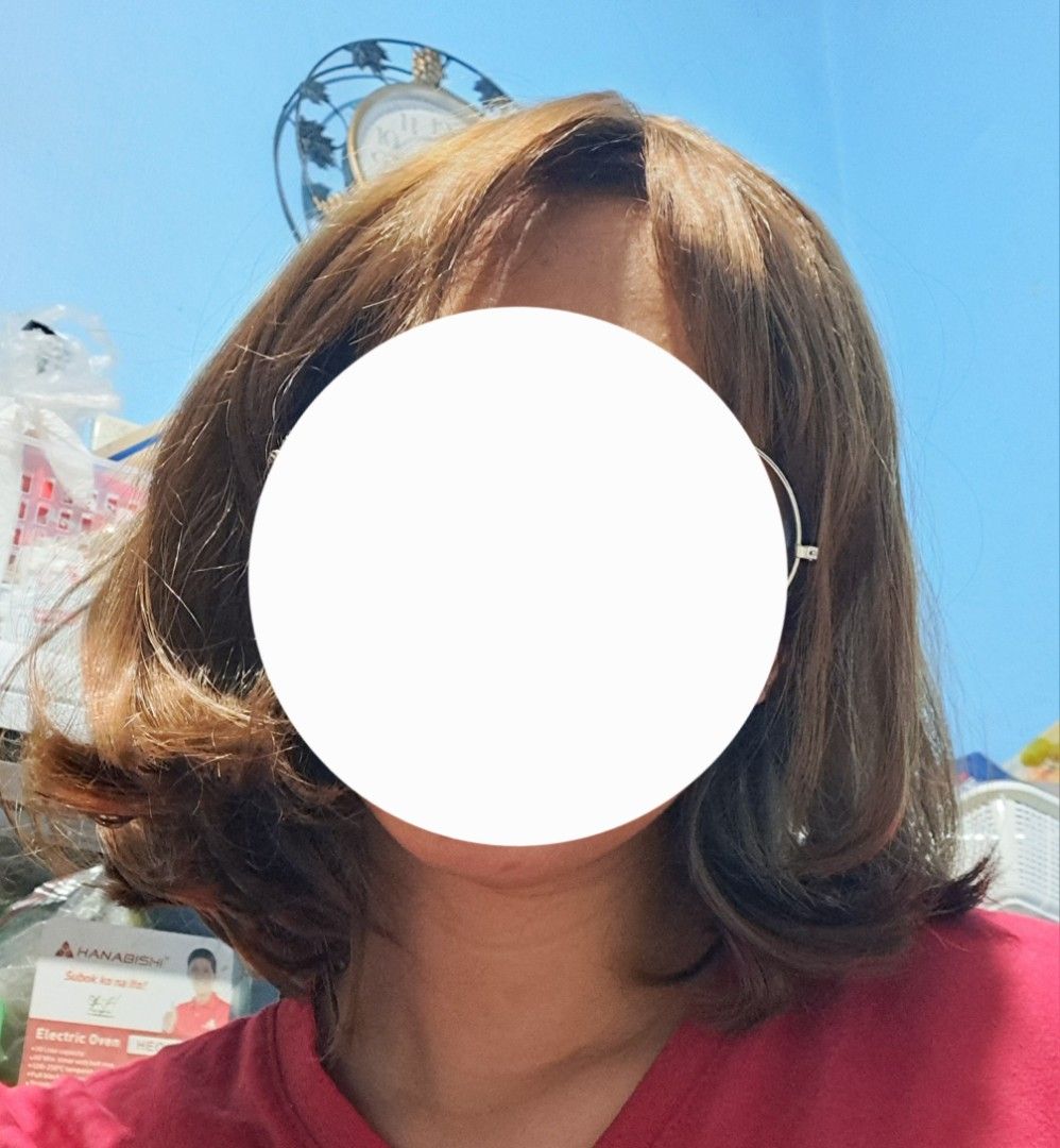 brown wig (Category: Hair Accessories) located in Imus. Submitted by applerosie (Listing ID 1466642638, Image 1). Description: net type wig has some balding spots due to a wide spacing in wefts.