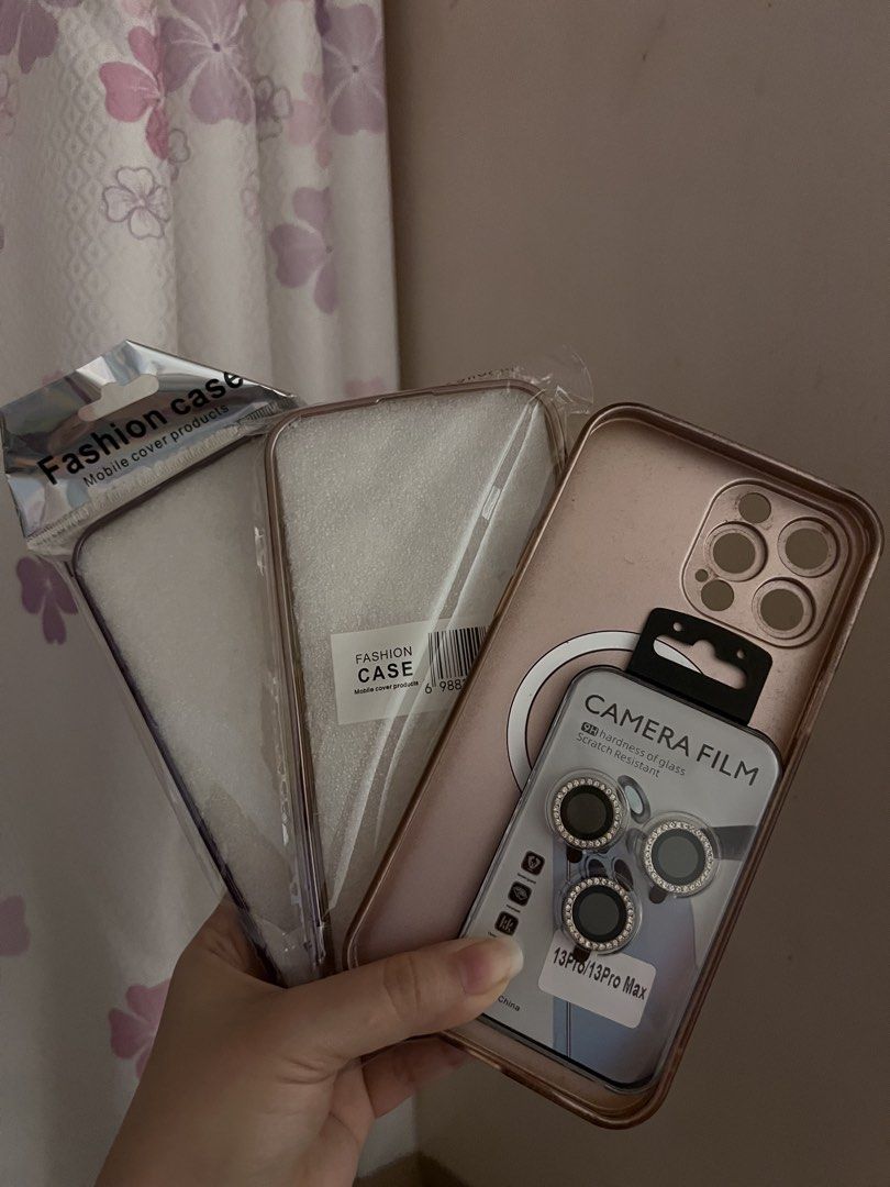 Bundle iPhone Pro Max Cases and Lens Cover (Category: Cases & Sleeves) located in Manila. Submitted by ot7purple (Listing ID 1466674431, Image 2). Description: - 2 Unused Cases, 1 Used Case and 1 Unused Lens Cover - Fits Pro Max ***Shipping fee not included. 📲IG: sofiajeneve.