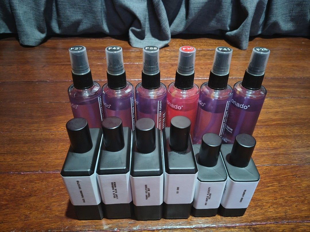 BUNDLE RUSH (Category: Fragrance & Deodorants) located in Manila. Submitted by sepjidawn (Listing ID 1466611189, Image 1). Description: BUNDLE RUSH size: 50ml, 85ml, 100mI ⏹️PRICE: 2,199 (12pcs na) 🟡12pcs local perfumes 🟡pde piraso bildin din up to 3pcs for meetup i prefer, if isa lng kau pumunta sa loc ko or ipalalamove nyo 🟡ck one (25 sprays), creed (30sprays), tommy (15sprays), gfs (25sprays), lightblue (20sprays), invictus (20sprays), f30 