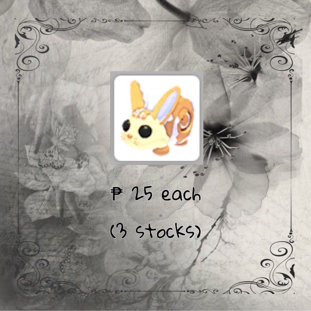 Bunny swirl adopt me roblox (Category: In-Game Products) located in Guinobatan. Submitted by riescart (Listing ID 1466611674, Image 1). Description: .