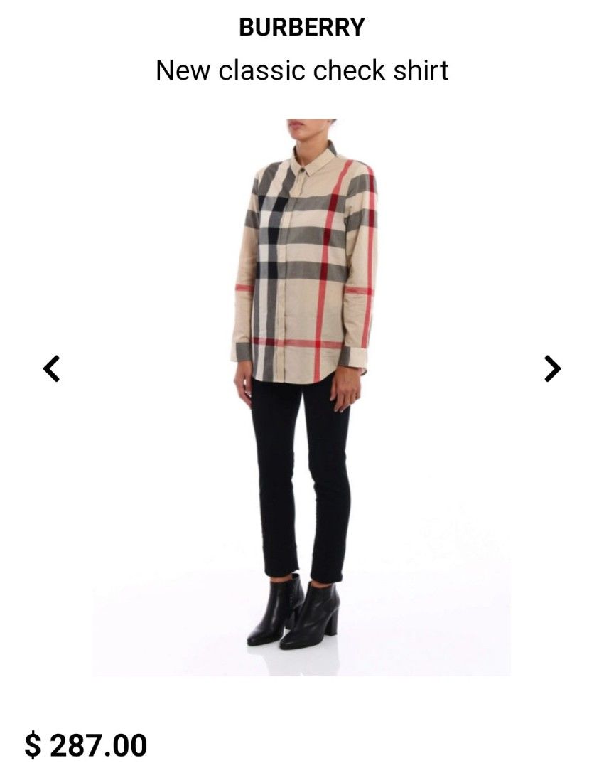 Burberry New Classic Check long-sleeves (Category: Longsleeves) located in Manila. Submitted by PrinceDani.Clothing (Listing ID 1466728822, Image 1). Description: Burberry classic long-sleeves small on tag large fit 20in width 27in length excellent condition .