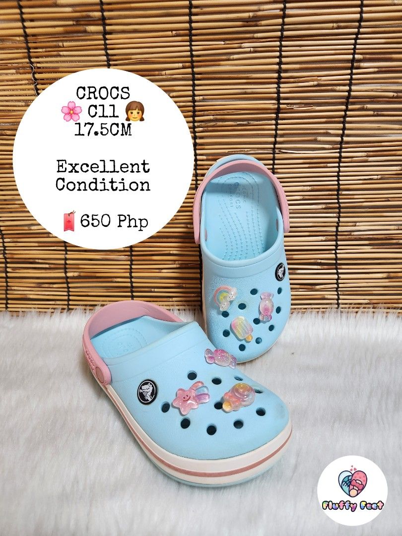 C11- Preloved Original Crocs for kids (Category: Babies & Kids Fashion) located in Navotas City. Submitted by FluffyFeet (Listing ID 1466581934, Image 1). Description: NEW ARRIVAL❗️ This is a PRELOVED ORIGINAL CROCS FOR KIDS‼️ Please managed your expectations ❤️ 📌 Strictly MINE NOW, PAY NOW ONLY❗️ (Unless suki na po na maayos kausap at iwas cancellation) 📌 You may ask for other photos before placing order/s STRICTLY NO RETURN, NO EXCHANGE UNLES