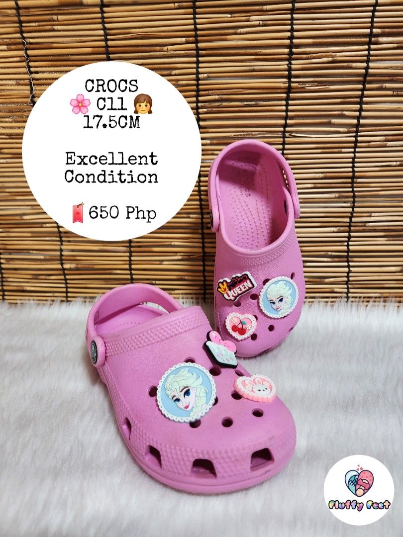 C11- Preloved Original Crocs for kids (Category: Babies & Kids Fashion) located in Navotas City. Submitted by FluffyFeet (Listing ID 1466729538, Image 1). Description: NEW ARRIVAL❗️ This is a PRELOVED ORIGINAL CROCS FOR KIDS‼️ Please managed your expectations ❤️ 📌 Strictly MINE NOW, PAY NOW ONLY❗️ (Unless suki na po na maayos kausap at iwas cancellation) 📌 You may ask for other photos before placing order/s STRICTLY NO RETURN, NO EXCHANGE UNLES