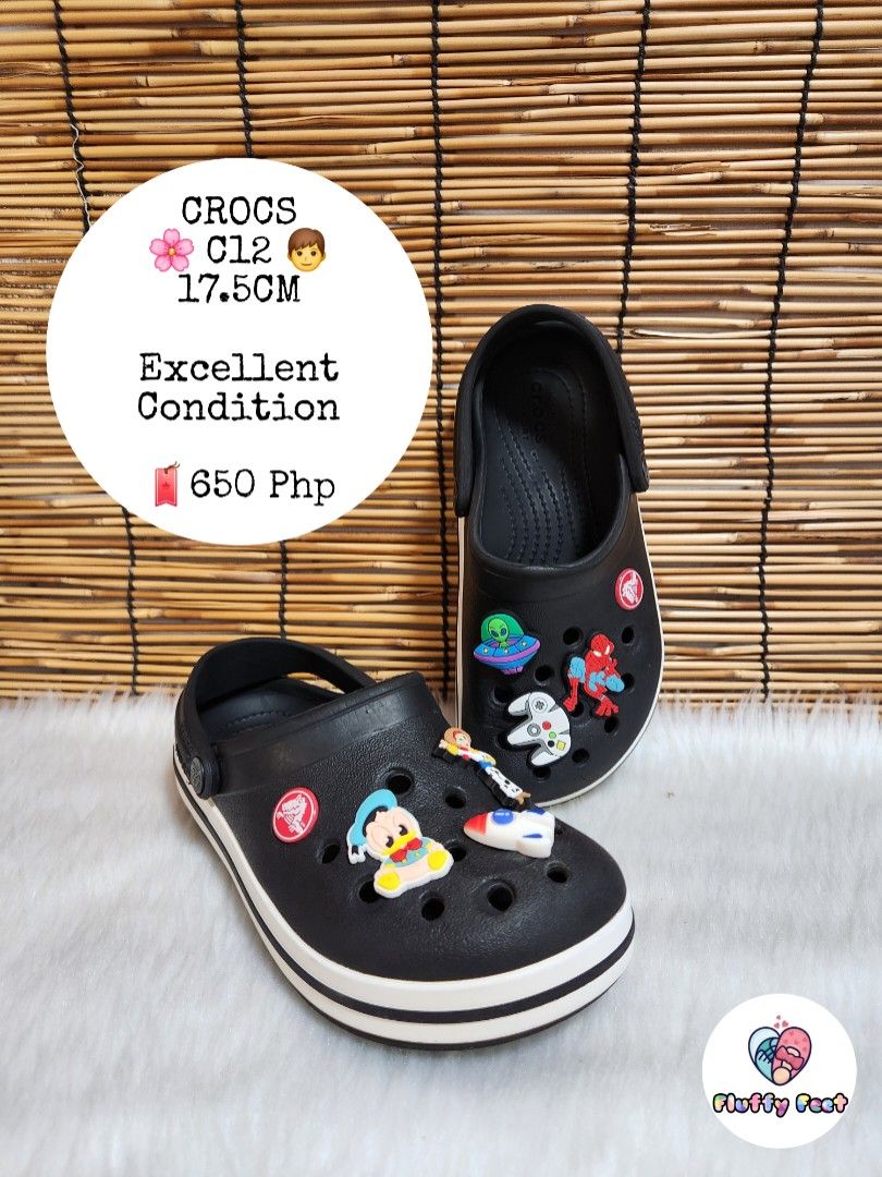 C12- Preloved Original Crocs for kids (Category: Babies & Kids Fashion) located in Navotas City. Submitted by FluffyFeet (Listing ID 1466581261, Image 1). Description: NEW ARRIVAL❗️ This is a PRELOVED ORIGINAL CROCS FOR KIDS‼️ Please managed your expectations ❤️ 📌 Strictly MINE NOW, PAY NOW ONLY❗️ (Unless suki na po na maayos kausap at iwas cancellation) 📌 You may ask for other photos before placing order/s STRICTLY NO RETURN, NO EXCHANGE UNLES