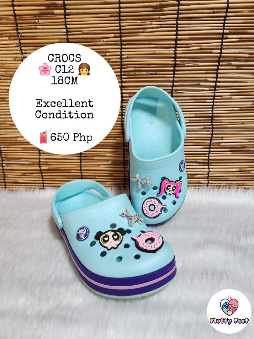 C12- Preloved Original Crocs for kids (Category: Babies & Kids Fashion) located in Navotas City. Submitted by FluffyFeet (Listing ID 1466735432, Image 1). Description: NEW ARRIVAL❗️ This is a PRELOVED ORIGINAL CROCS FOR KIDS‼️ Please managed your expectations ❤️ 📌 Strictly MINE NOW, PAY NOW ONLY❗️ (Unless suki na po na maayos kausap at iwas cancellation) 📌 You may ask for other photos before placing order/s STRICTLY NO RETURN, NO EXCHANGE UNLES