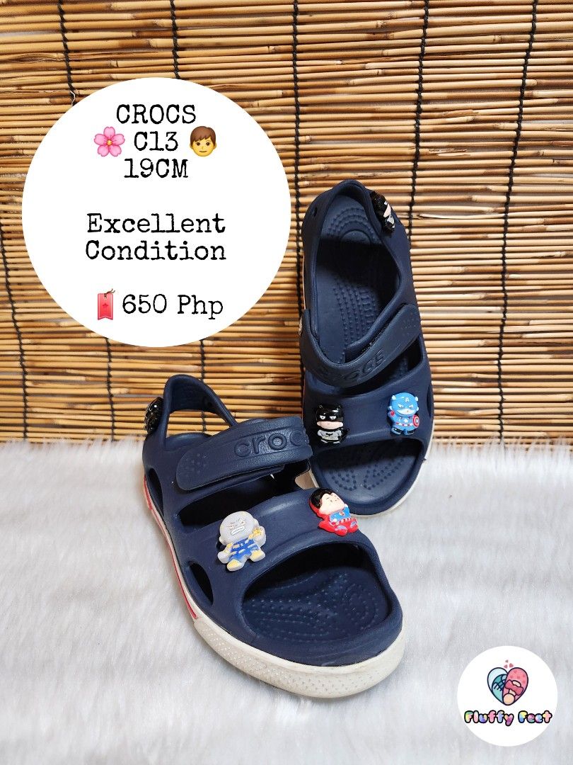 C13- Preloved Original Crocs for kids (Category: Babies & Kids Fashion) located in Navotas City. Submitted by FluffyFeet (Listing ID 1466576491, Image 1). Description: NEW ARRIVAL❗️ This is a PRELOVED ORIGINAL CROCS FOR KIDS‼️ Please managed your expectations ❤️ 📌 Strictly MINE NOW, PAY NOW ONLY❗️ (Unless suki na po na maayos kausap at iwas cancellation) 📌 You may ask for other photos before placing order/s STRICTLY NO RETURN, NO EXCHANGE UNLES