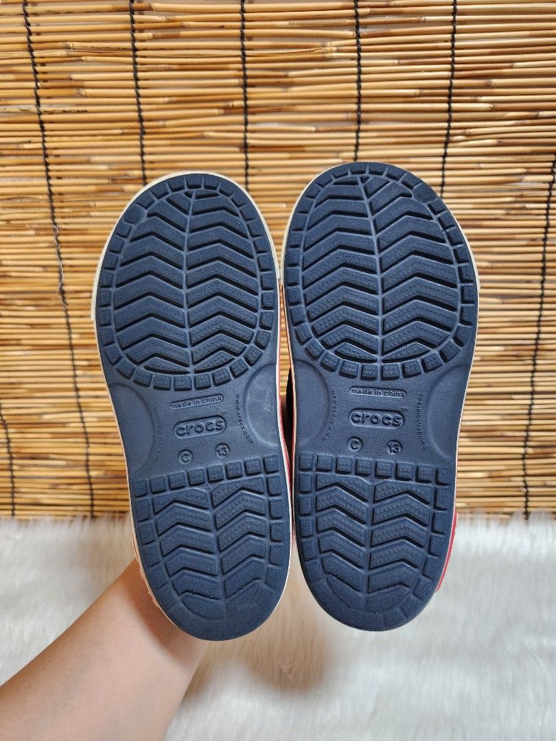 C13- Preloved Original Crocs for kids (Category: Babies & Kids Fashion) located in Navotas City. Submitted by FluffyFeet (Listing ID 1466576491, Image 3). Description: NEW ARRIVAL❗️ This is a PRELOVED ORIGINAL CROCS FOR KIDS‼️ Please managed your expectations ❤️ 📌 Strictly MINE NOW, PAY NOW ONLY❗️ (Unless suki na po na maayos kausap at iwas cancellation) 📌 You may ask for other photos before placing order/s STRICTLY NO RETURN, NO EXCHANGE UNLES