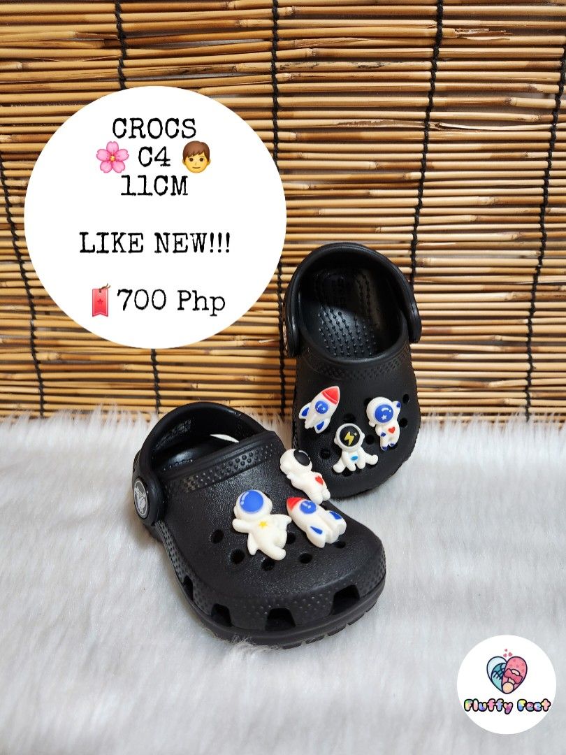 C4- Preloved Original Crocs for kids (Category: Babies & Kids Fashion) located in Navotas City. Submitted by FluffyFeet (Listing ID 1466730172, Image 1). Description: NEW ARRIVAL❗️ This is a PRELOVED ORIGINAL CROCS FOR KIDS‼️ Please managed your expectations ❤️ 📌 Strictly MINE NOW, PAY NOW ONLY❗️ (Unless suki na po na maayos kausap at iwas cancellation) 📌 You may ask for other photos before placing order/s STRICTLY NO RETURN, NO EXCHANGE UNLESS