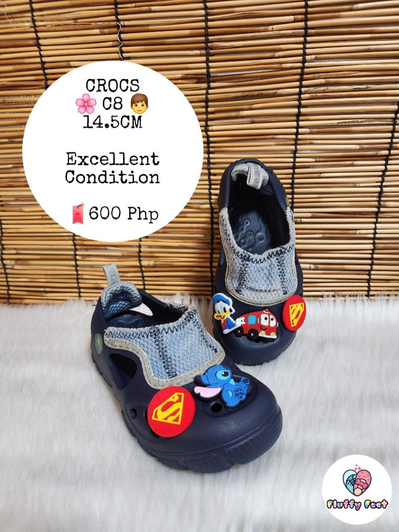 C8- Preloved Original Crocs for kids (Category: Babies & Kids Fashion) located in Navotas City. Submitted by FluffyFeet (Listing ID 1466737031, Image 1). Description: NEW ARRIVAL❗️ This is a PRELOVED ORIGINAL CROCS FOR KIDS‼️ Please managed your expectations ❤️ 📌 Strictly MINE NOW, PAY NOW ONLY❗️ (Unless suki na po na maayos kausap at iwas cancellation) 📌 You may ask for other photos before placing order/s STRICTLY NO RETURN, NO EXCHANGE UNLESS