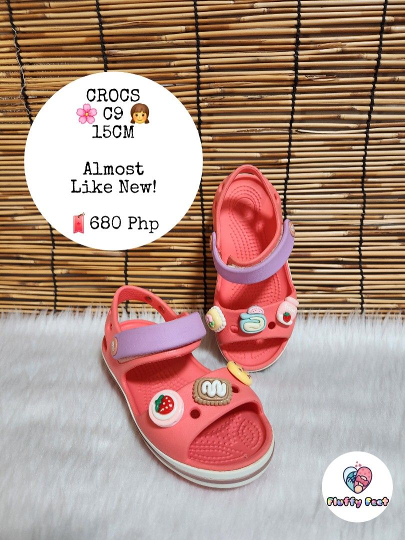 C9- Preloved Original Crocs for kids (Category: Babies & Kids Fashion) located in Navotas City. Submitted by FluffyFeet (Listing ID 1466582719, Image 1). Description: NEW ARRIVAL❗️ This is a PRELOVED ORIGINAL CROCS FOR KIDS‼️ Please managed your expectations ❤️ 📌 Strictly MINE NOW, PAY NOW ONLY❗️ (Unless suki na po na maayos kausap at iwas cancellation) 📌 You may ask for other photos before placing order/s STRICTLY NO RETURN, NO EXCHANGE UNLESS